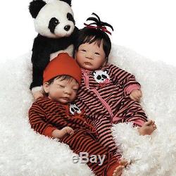 Newborn Weighted Baby Doll Asian Boy Realistic Lifelike Hand Painted 17 Reborn