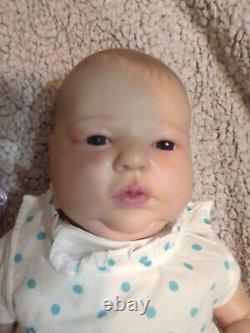 Newborn reborn baby girl doll