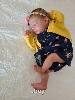 OOAK Reborn Doll Claudia Asleep By Bountiful Baby (please read description)