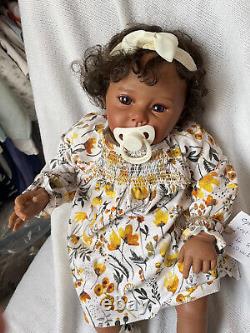 OPRAH really sweet Bi racial baby reborn doll girl