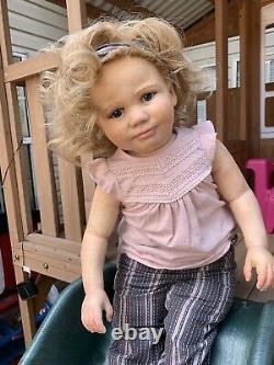 Ooak Reborn newborn baby Girl reborn baby Toddler Meegan Art doll Armature