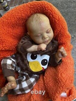 Ooak Reborn newborn baby boy reborn Austin Art doll