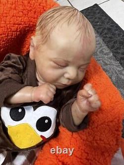 Ooak Reborn newborn baby boy reborn Austin Art doll