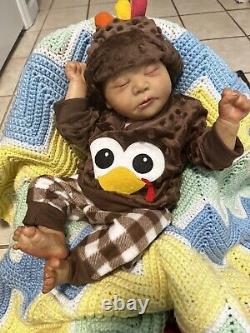 Ooak Reborn newborn baby boy reborn Austin Art doll