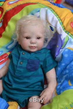 Ooak Reborn newborn baby boy reborn baby Landon Art doll