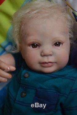 Ooak Reborn newborn baby boy reborn baby Landon Art doll