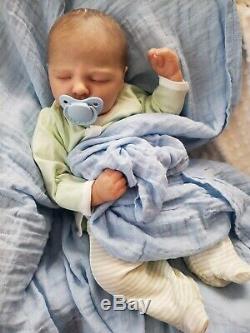 Owen Asleep By Denise Pratt Reborn Realborn Baby Doll OOAK