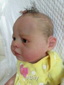 POOR WORRIED Reborn Doll FULL ANATOMICALLY Correct Baby GIRL- UNKNOWN