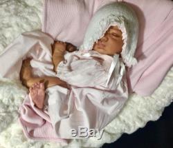 PRESLEY Reborn Baby Doll, Newborn, BIRACIAL, COA SOLD OUT LIMITED EDITION