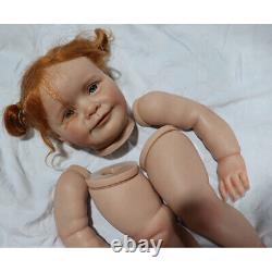 Painted Kit By Artist Reborn Baby Doll ZOE 26'' Hand-Rooted Hair Unassebled Kits