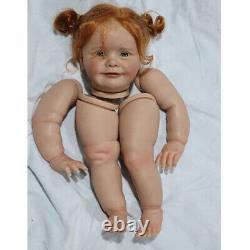 Painted Kit By Artist Reborn Baby Doll ZOE 26'' Hand-Rooted Hair Unassebled Kits