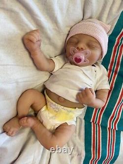 Partial silicone baby soft blend reborn doll