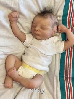 Partial silicone baby soft blend reborn doll