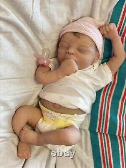 Partial silicone baby soft blend reborn doll