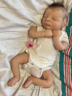 Partial silicone baby soft blend reborn doll