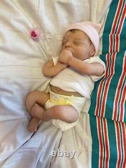 Partial silicone baby soft blend reborn doll