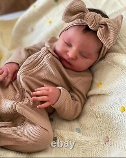 Pinky Reborn Lifelike Reborn Baby Dolls 19 Inch Real Looking Weighted Reborn Gi