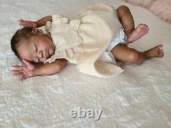 Pre owned, Rare, Ethnic Reborn Doll Everleigh by Laura Lee Eagles