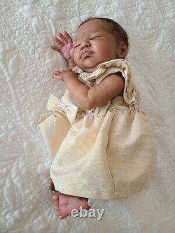 Pre owned, Rare, Ethnic Reborn Doll Everleigh by Laura Lee Eagles