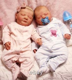 Precious Baban Reborn Twin Baby Girl and Boy, Tally by Elisa marx