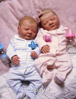 Precious Baban Reborn Twin Baby Girl and Boy, Tally by Elisa marx