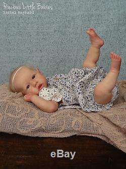 Precious Little Babies Reborn Baby Girl Doll Saskia Bonnie Brown Layaway