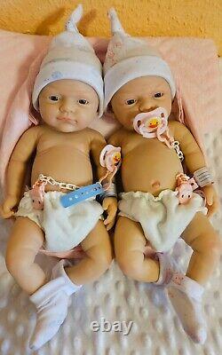 Preemie Full Body Soft Silicone Baby Doll 12 inch/30cm Girl or boy weighted