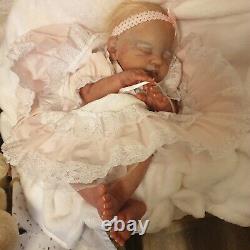 Preowned Adorable Reborn Baby August Sculpted By Dawn Mcleod