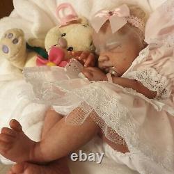 Preowned Adorable Reborn Baby August Sculpted By Dawn Mcleod