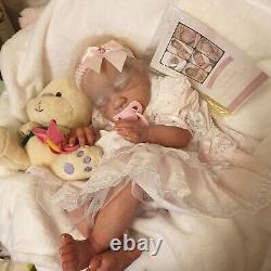 Preowned Adorable Reborn Baby August Sculpted By Dawn Mcleod