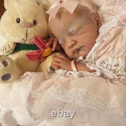 Preowned Adorable Reborn Baby August Sculpted By Dawn Mcleod