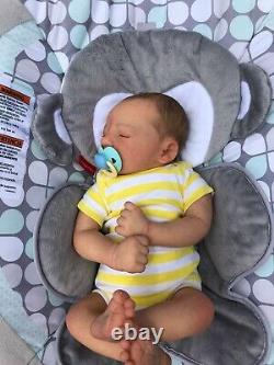 Price Reduced Deena's Realistic Reborn Baby Boy (Jaxson) Asleep 19 long