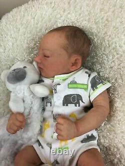 Price Reduced Deena's Realistic Reborn Baby Boy (Jaxson) Asleep 19 long