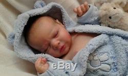 QUEEN'S CRIB OOAK REBORN BABY GIRL/BOY DOLL PRINCESS ANA! Fully rooted head