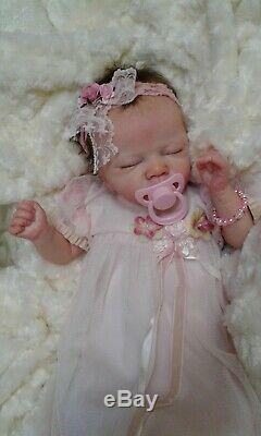 QUEEN'S CRIB OOAK REBORN BABY GIRL DOLL PRINCESS CHARLOTTE! By Laura Eagles