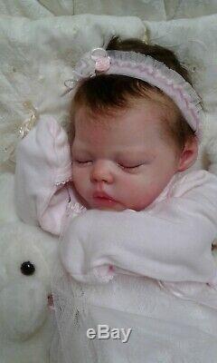 QUEEN'S CRIB OOAK REBORN BABY GIRL DOLL PRINCESS TIA! By Bonnie Sieben