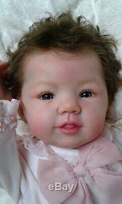 Queen's Crib Ooak Reborn Baby Girl Doll Princess Abigail