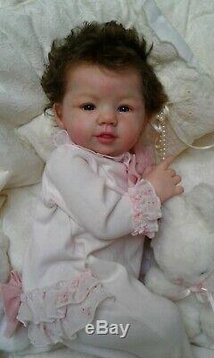 Queen's Crib Ooak Reborn Baby Girl Doll Princess Abigail