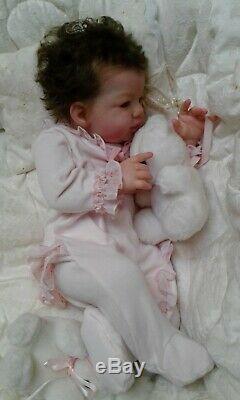 Queen's Crib Ooak Reborn Baby Girl Doll Princess Abigail