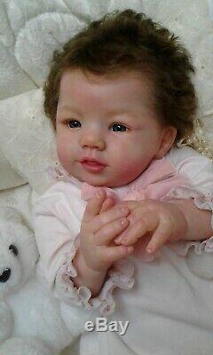 Queen's Crib Ooak Reborn Baby Girl Doll Princess Abigail