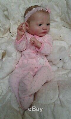 Queen's Crib Ooak Reborn Baby Girl Doll Princess! Big Sale! Presley Kit
