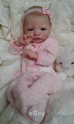 Queen's Crib Ooak Reborn Baby Girl Doll Princess! Big Sale! Presley Kit