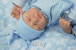 Reborn Baby Boy Doll Noah Fake Babies Realistic Hand Painted 22 Big Newborn