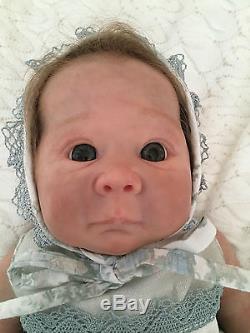 REBORN BABY DOLL LIZZY by Adrie Stoete signed body LIMITED EDITION