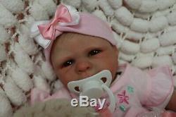 Bébé reborn poupée Preemie 16" prématuré Tayla par l'artiste de 9yrs Marie sunbeambies 