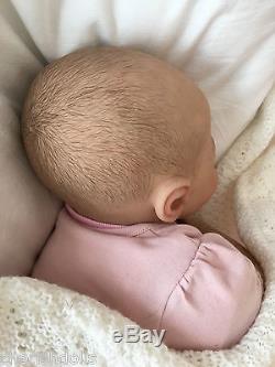 Reborn Baby Doll Real Girl Chloe Realistic 22 Newborn Lifelike Uk 5lbs Hair