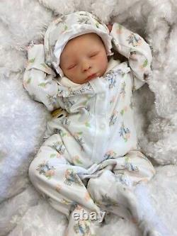 REBORN BABY GIRL ART DOLL PETER RABBIT OUTFIT UK ARTIST REALBORN SCULPT c