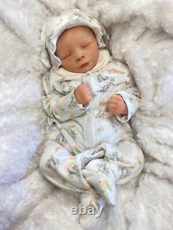 REBORN BABY GIRL ART DOLL PETER RABBIT OUTFIT UK ARTIST REALBORN SCULPT c