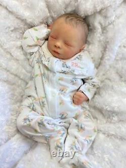 REBORN BABY GIRL ART DOLL PETER RABBIT OUTFIT UK ARTIST REALBORN SCULPT c