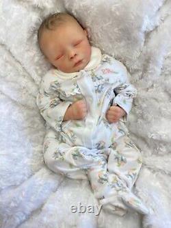 REBORN BABY GIRL ART DOLL PETER RABBIT OUTFIT UK ARTIST REALBORN SCULPT c